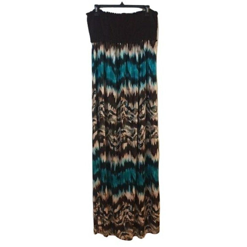 Grass collection strapless dress size L